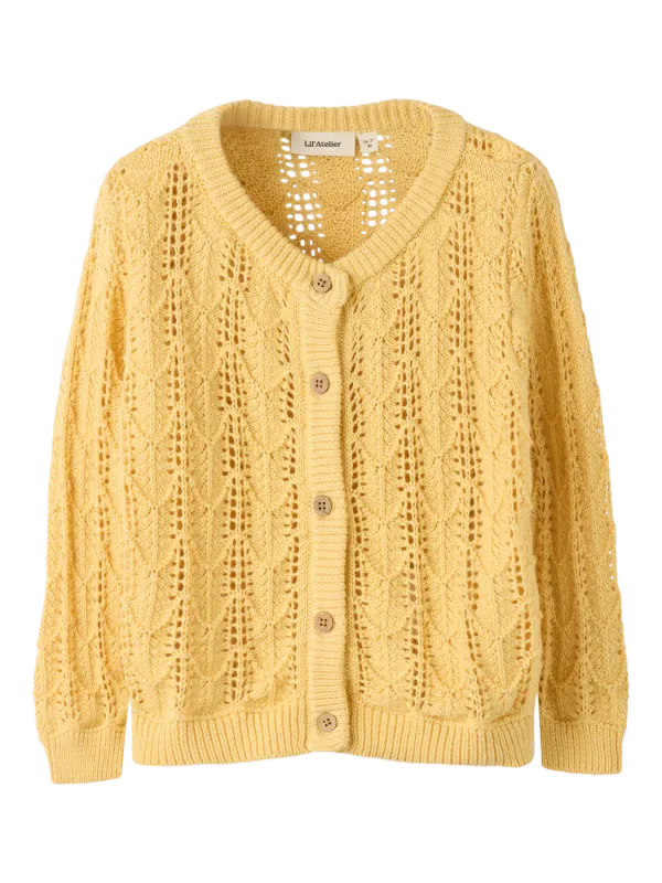 Lil’Atelier Fea Knit Cardigan - Sahara Sun