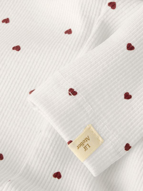 Lil' Atelier Gago Slim Legging - Cocunut milk/HEART