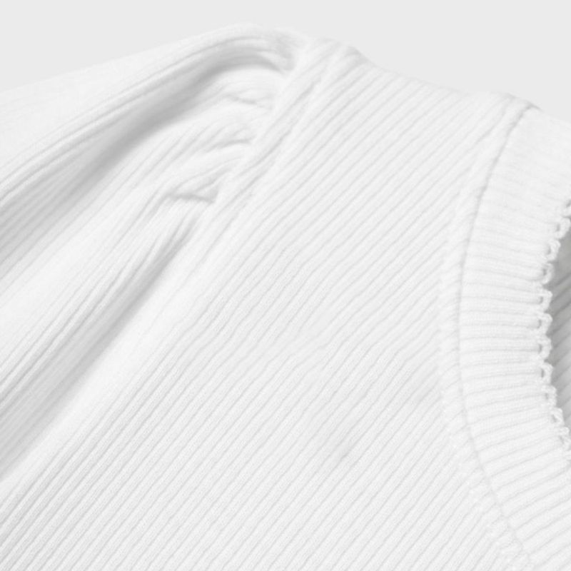 NmfFikab ls Top - Bright White
