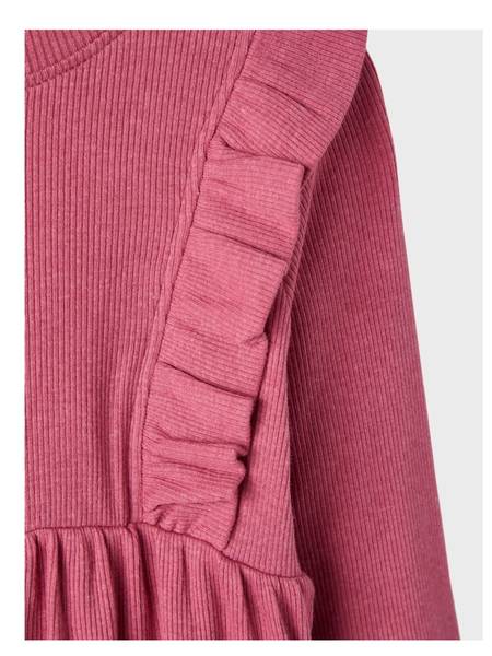 Bilde av NmfKab ls Flounce Dress - Rose Wine