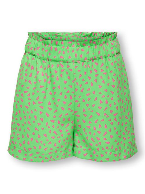 Hovedbilde KogLino aop paperbag shorts - Summer Green