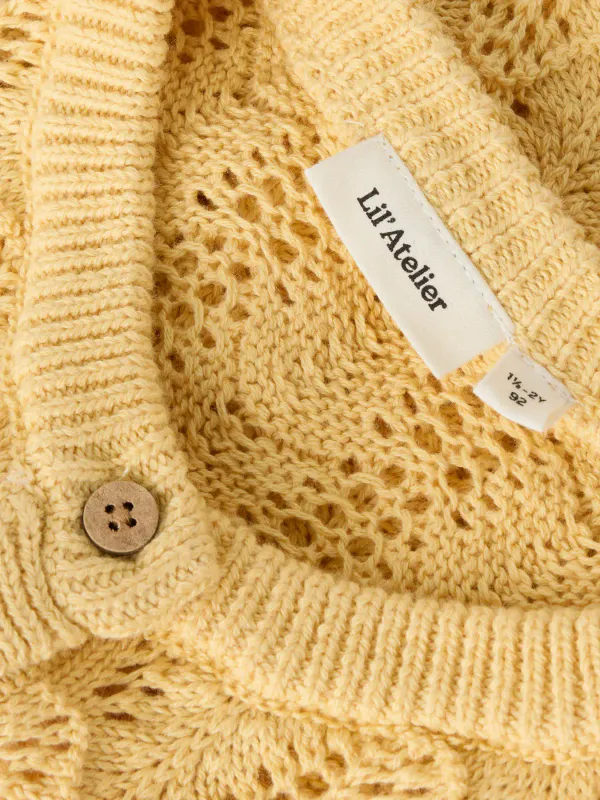 Lil’Atelier Fea Knit Cardigan - Sahara Sun