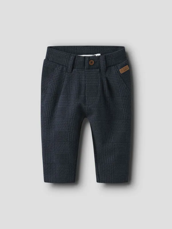 NbmRobino Comfy Pant - Navy Blazer / Check