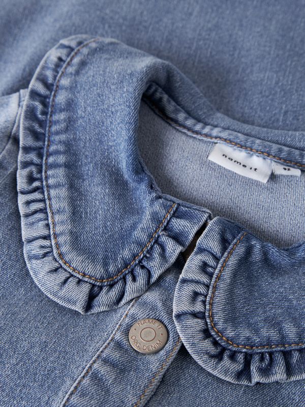 Name It Gia Denim Dress - Medium Blue Denim