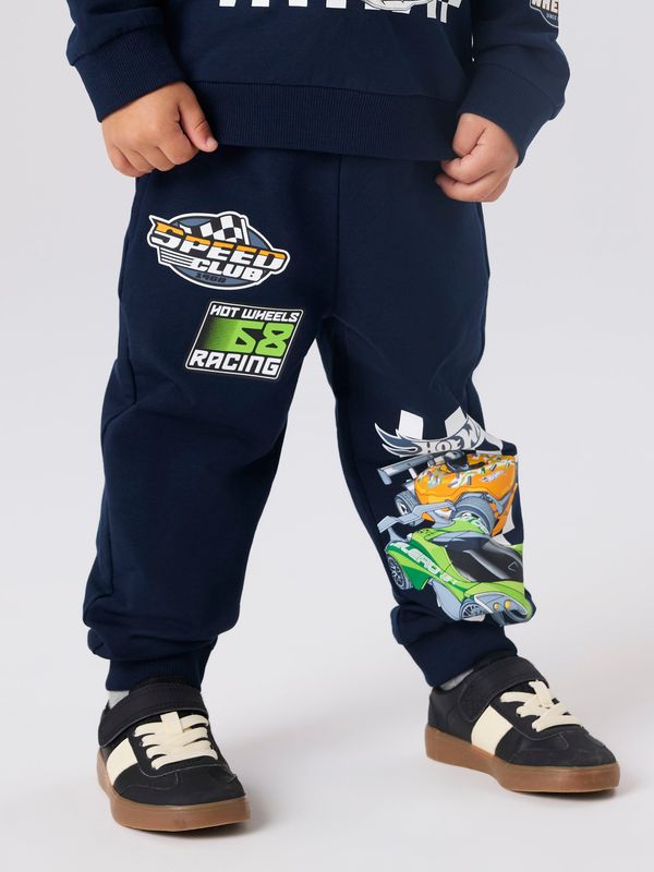 Name It Jerry Hot Wheels Sweat Pant - Navy Blazer
