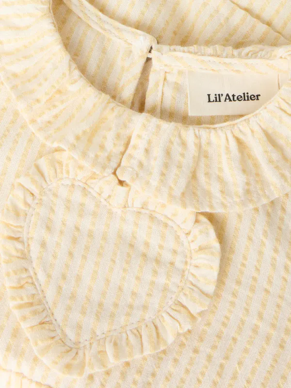 Lil’Atelier Folly Body Dress - Coconut Milk/Sahara Sun