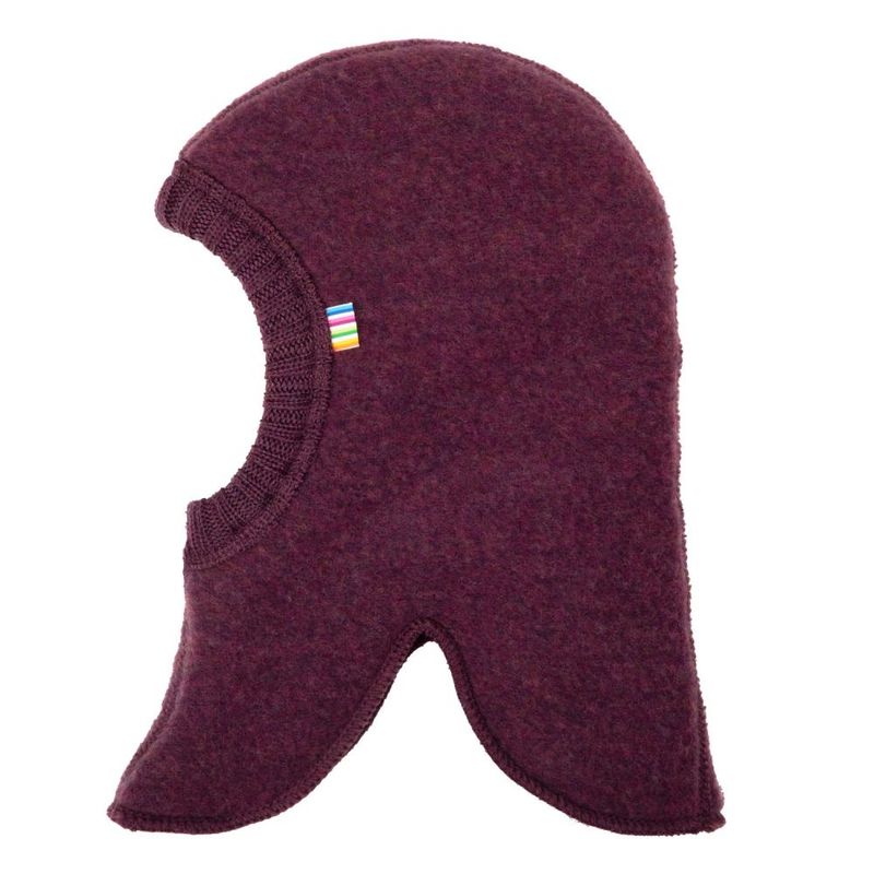 Joha ullfleece balaclava - Plomme