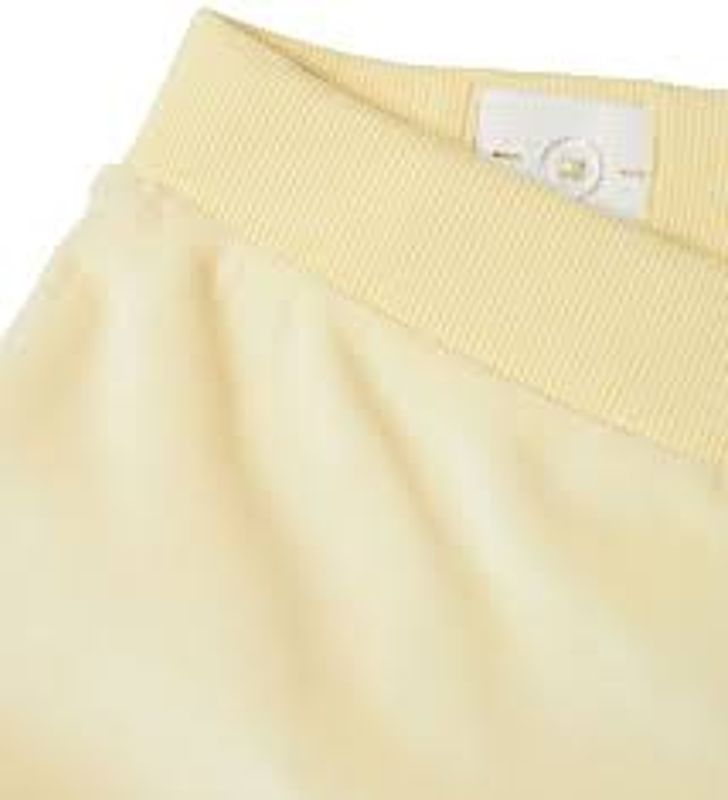 NkfDebbie Velour Shorts - Pastel Yellow