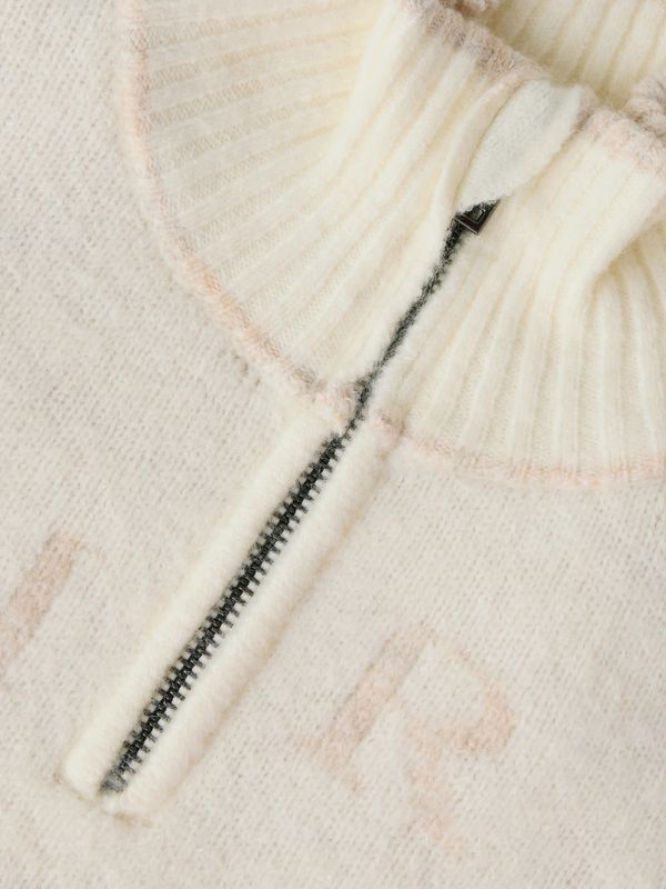 Name It Neifya Oversize Knit w/Zip - Cloud Dancer