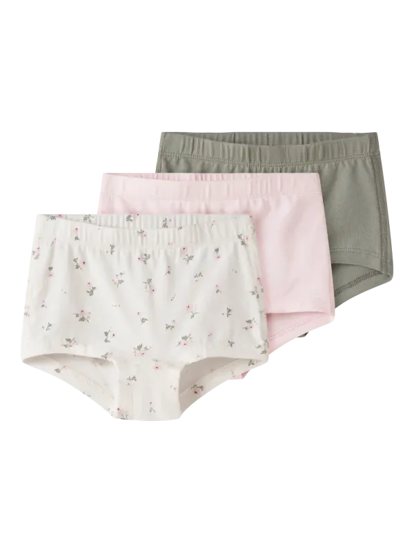 Name It Tights 3 pk - Jet Stream/Ballerina