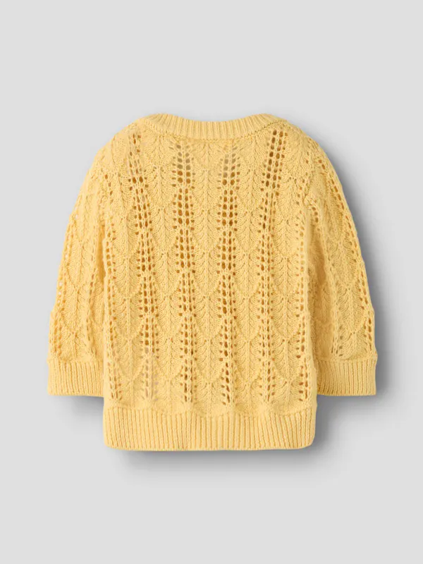 Lil’Atelier Fea Knit Cardigan - Sahara Sun