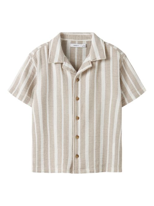 Hovedbilde Name It Foko Shirt - Chateau Gray/Cloud Dancer