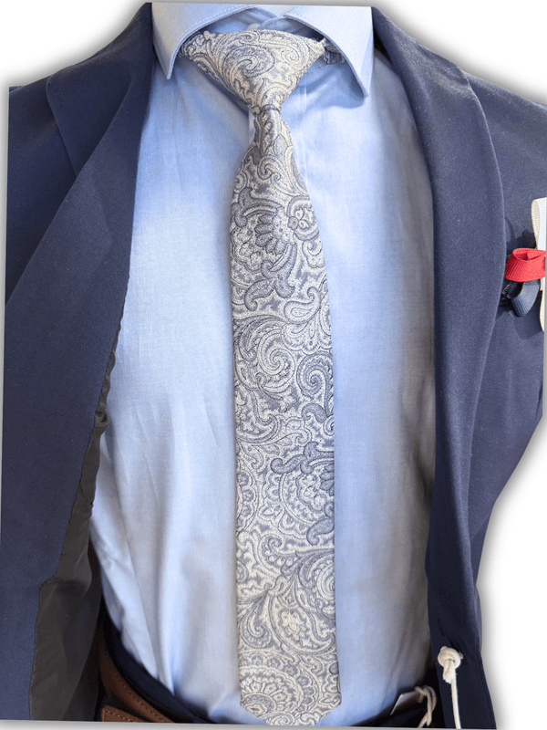 Name It Frode Tie - Dark Sapphire/Paisley 