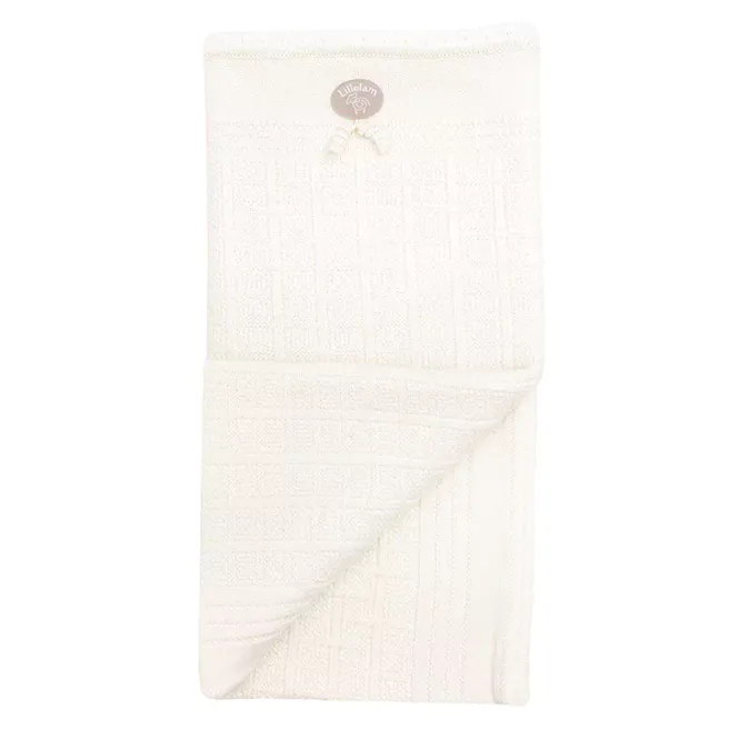 Hovedbilde Lillelam Pledd Classic - Hvit