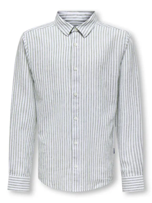 Hovedbilde Only & Sons Caiden Life Stripe Lin - SEA Spray 