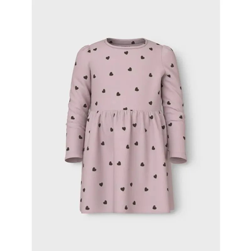 NmfkHeart ls Dress - Burnished Lilac