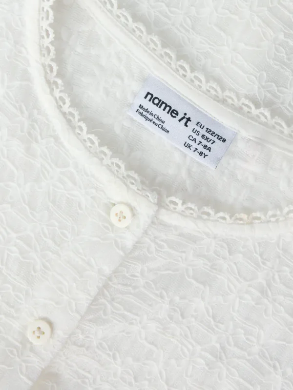 Name It  Frinna Cardigan - Bright White