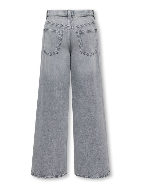 Kids Only Lopez Wide Denim - Medium Grey