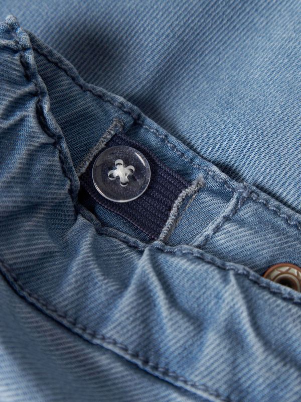 NbfRose Jeans - Denim Blue Flower