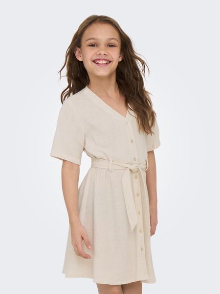 Hovedbilde KogSiesta ss Linen Dress - Moonbeam