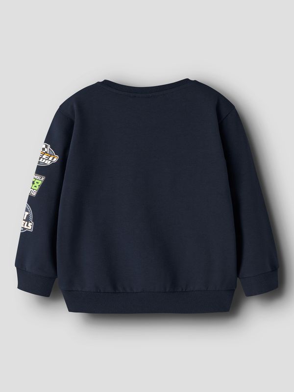 Name It Jerry Hot Wheels Sweat - Navy Blazer