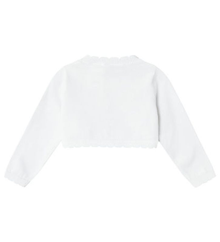 NmfTilli ls Knit Bolero - Bright White