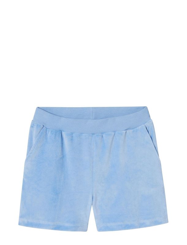 NkfDebbie Velour Shorts - Vista Blue