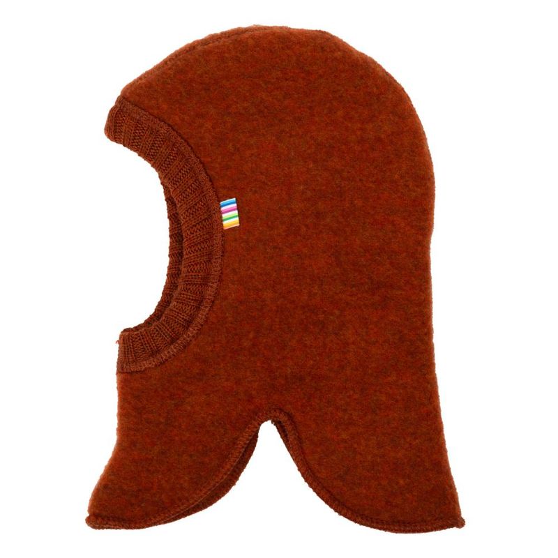 Joha ullfleece balaclava - Rust