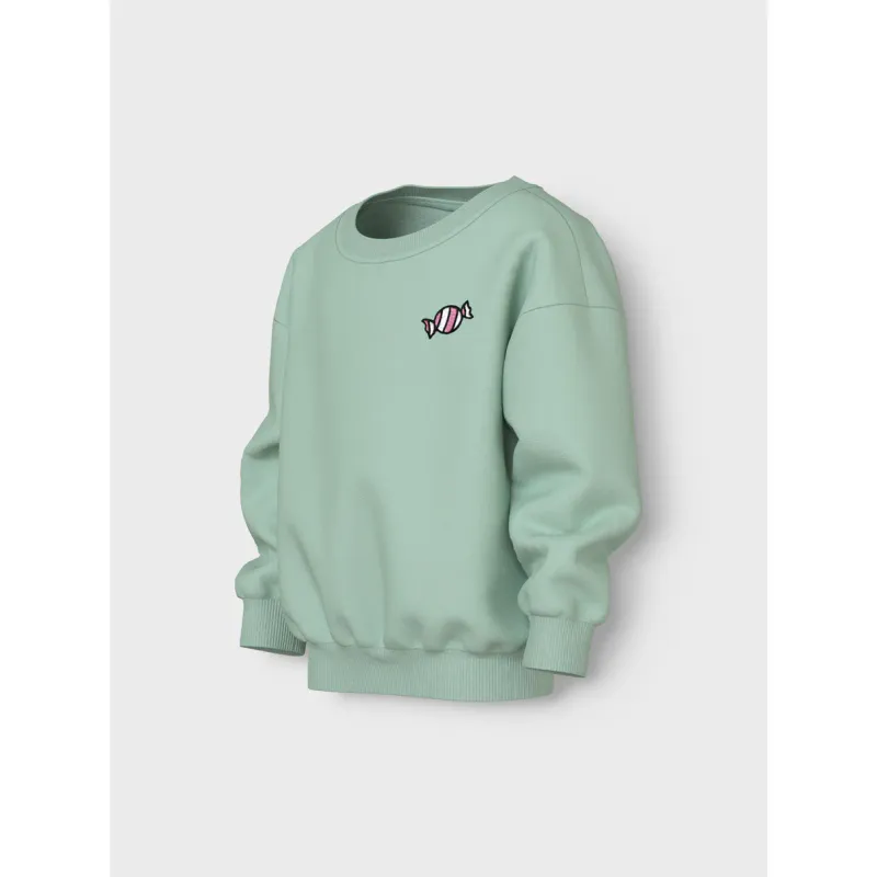 NmfVallene ls Sweat - Gossamer Green