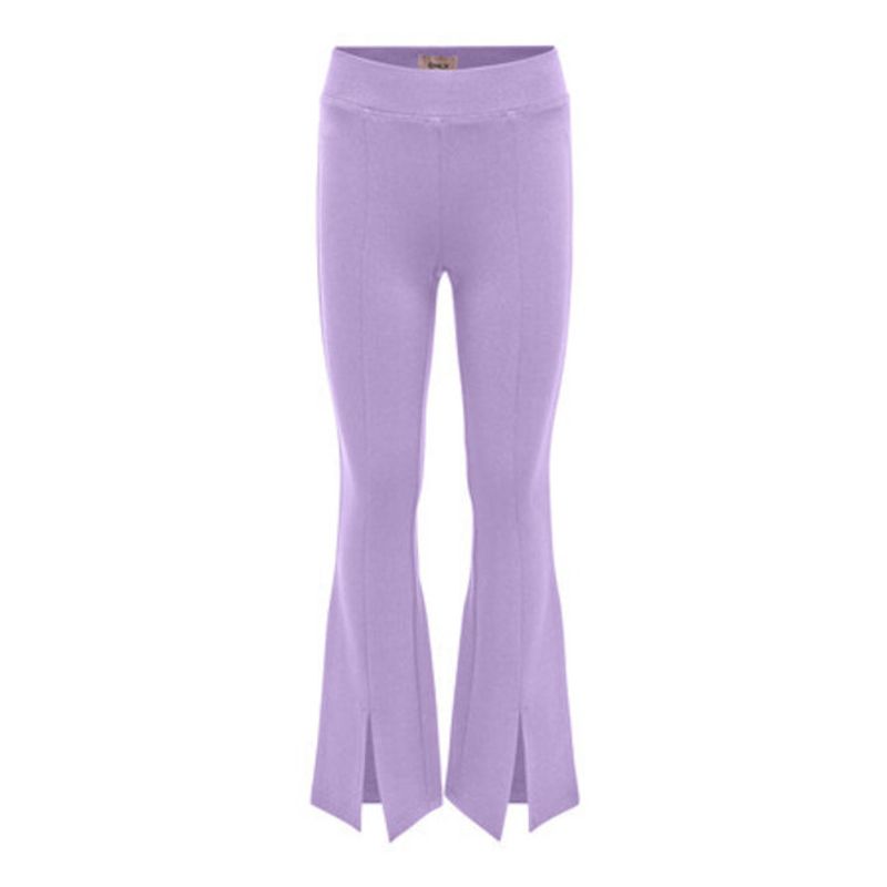 KOGPaige flaired slit pant - Purple Rose